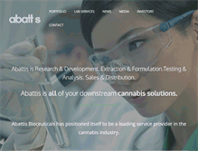 Tablet Screenshot of abattis.com